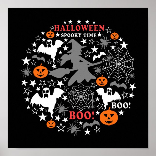 Halloween-talokytid Poster (Framsidan)