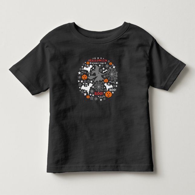 Halloween-talokytid T Shirt (Framsida)