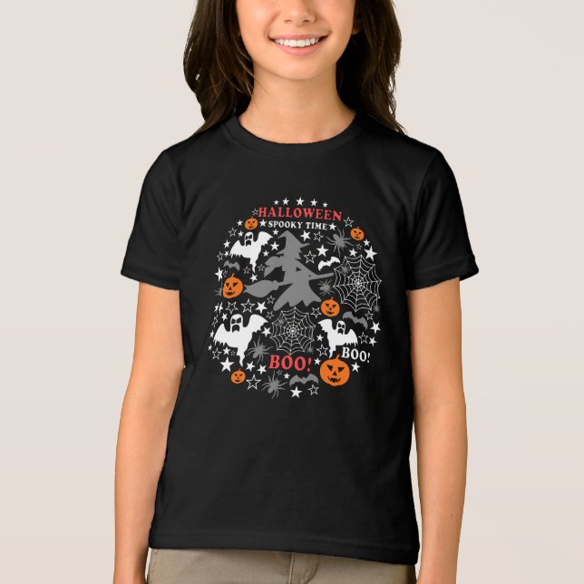 Halloween-talokytid T Shirt (Framsida)