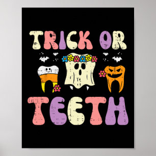 Halloween-tandläkarundersökning eller tjugonde tan poster
