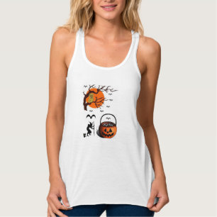Halloween-Tanktop Linne Med Racerback
