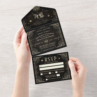 Halloween Tarot "Tillsammans med" Bröllop MENU