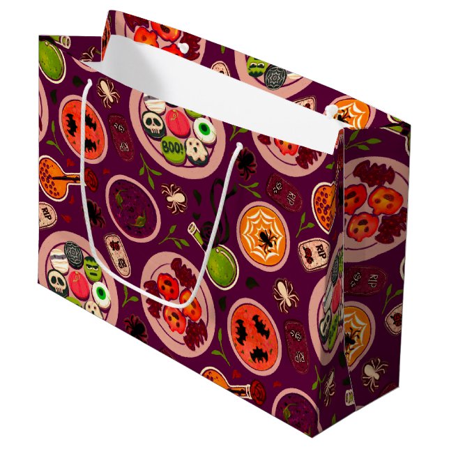 Halloween Tea Party Gift Bag (Framsidan Vinklad)