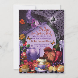 HALLOWEEN TEA PARTY-INBJUDANDE INBJUDNINGAR