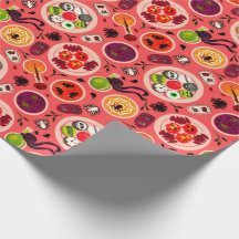 Halloween Tea Party Wrapping Papper