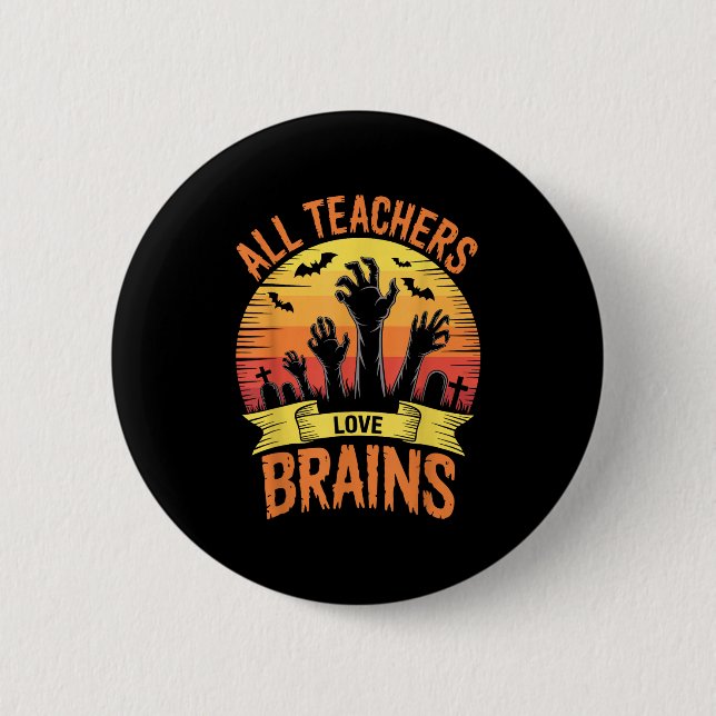 Halloween Teachers Shirts Women Men All Teachers L Knapp (Framsida)