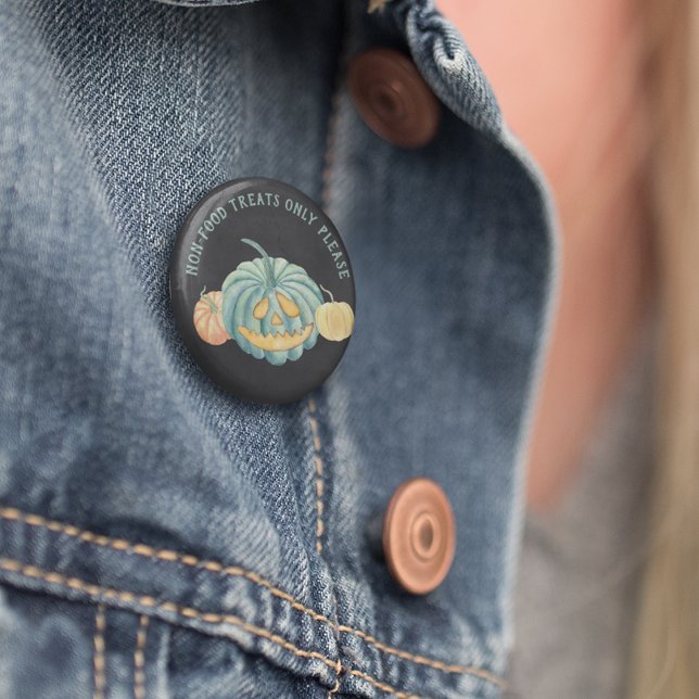 Halloween Teal Pumpkin Allergy Awareness Knapp (Skapare uppladdad)