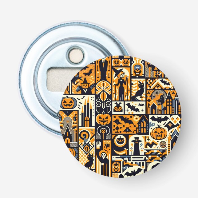 Halloween-tecken Flasköppnare (Framsidan)