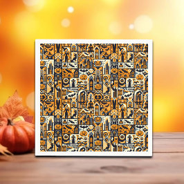 Halloween-tecken Pappersservett