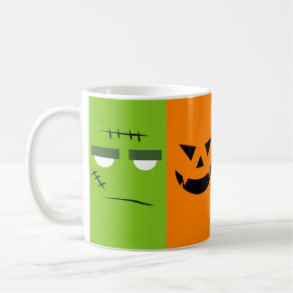 Halloween-tecken tryckt mugg