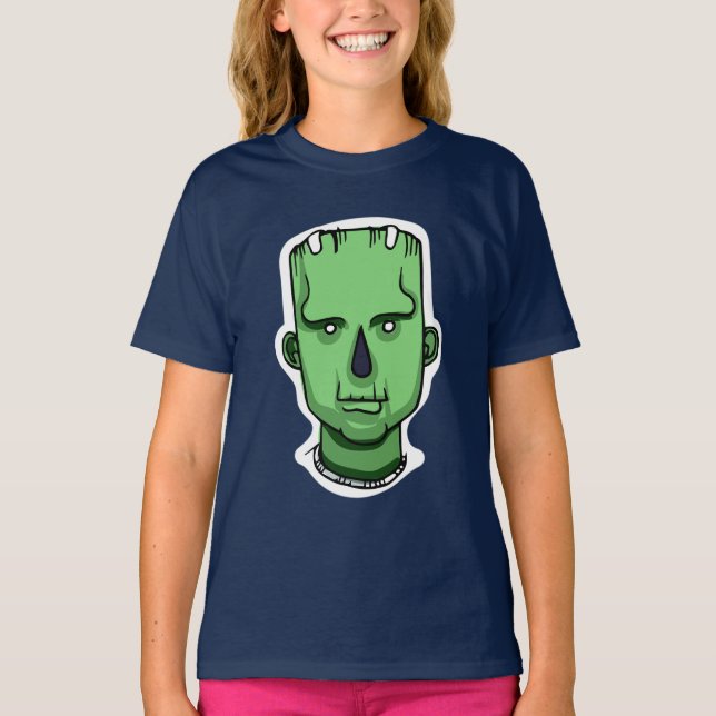 Halloween-teckenskjortor och jacka t shirt (Framsida)