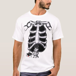 Halloween Tecknad Skeleton T-shirt