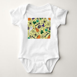 Halloween-Tecknad: Vibrant Vintage Mönster T Shirt