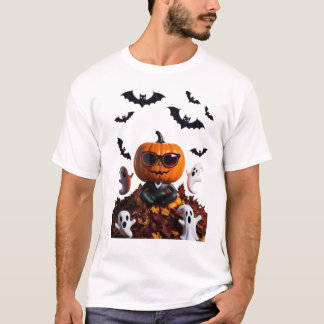 Halloween Tee - Creepin'it Real Pumpkin Design