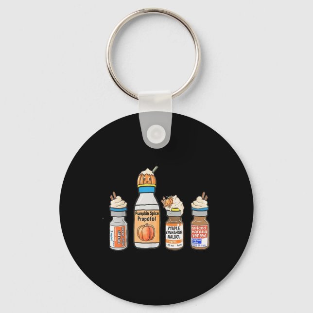 Halloween Tee Crna Pacu Er Ed Icu Cricital Care Nu Nyckelring (Framsida)