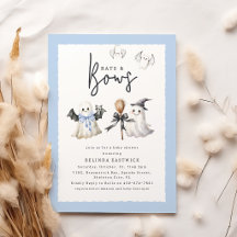 Halloween-tema fladdermöss och slingor baby shower