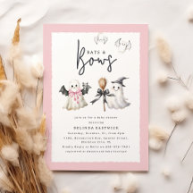 Halloween-tema fladdermöss och slingor baby shower