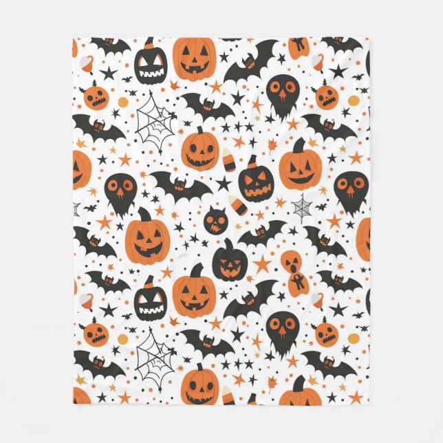 Halloween-tema Fleecefilt (Framsidan)