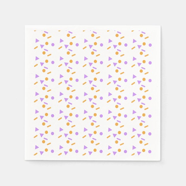 Halloween-tema Konfetti Sprinkles | Lila Pappersservett (Framsidan)
