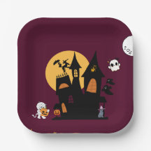 halloween-tema Papper Platt