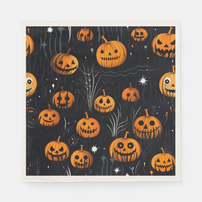 Halloween-tema Pappersservett (Framsidan)