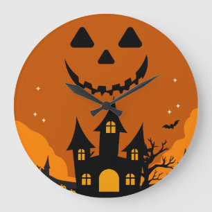 Halloween-tema present till baby shower stor klocka