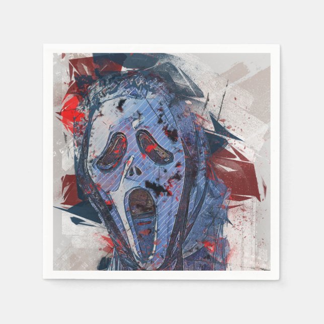 Halloween-tema Spöke Pappersservett (Framsidan)