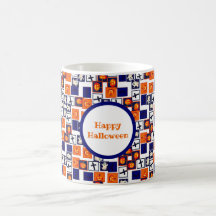 Halloween-temad mönster