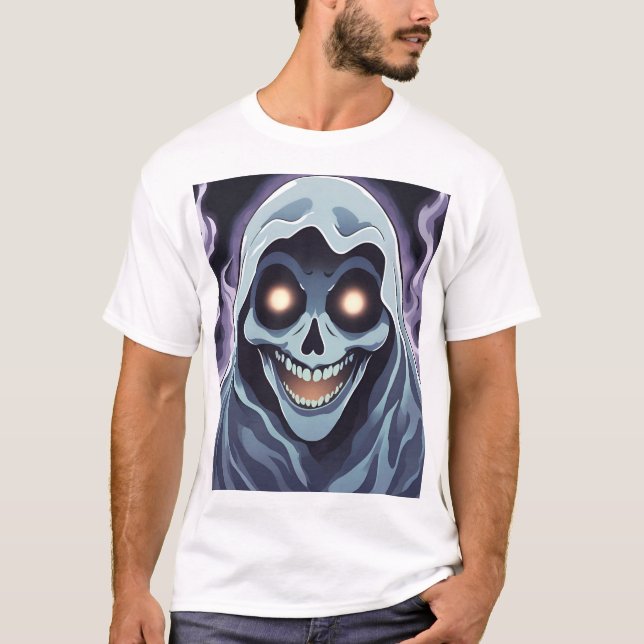 Halloween-temad t-shirt (Framsida)
