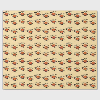 Halloween-temaomslutning papper presentpapper