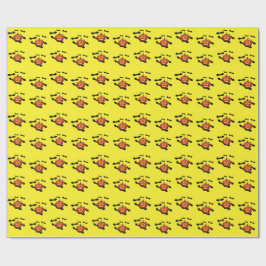 Halloween-temaomslutning papper presentpapper