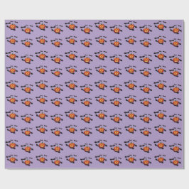 Halloween-temaomslutning papper presentpapper