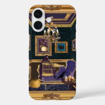 Halloween-temat lyxigt barock boudoir iPhone