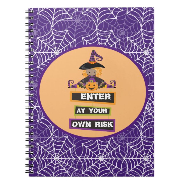 Halloween-tematanteckningsbok Anteckningsbok (Framsidan)
