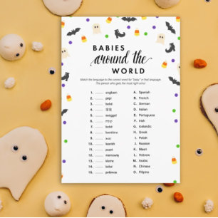Halloween-tembabyduschspel Program