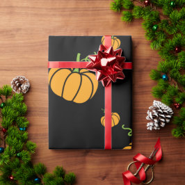 Halloween-tempumpad pumpa presentpapper