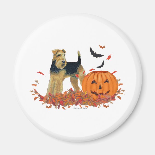 Halloween Terrier Magnet (Framsidan)
