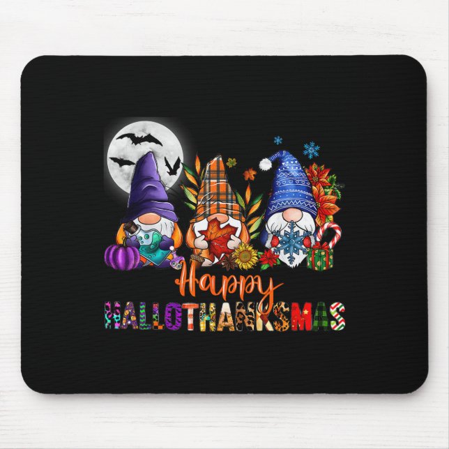 Halloween Thanksgiving Christmas Happy Hallothanks Musmatta (Framsidan)