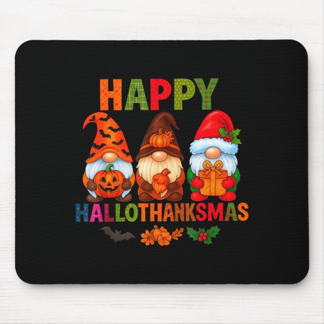 Halloween Thanksgiving Christmas Happy Hallothanks Musmatta (Framsidan)