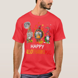 halloween thanksgiving christmas lycklig halloTack T Shirt