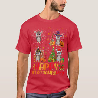 Halloween Thanksgiving jul Armadillo Halloth T Shirt