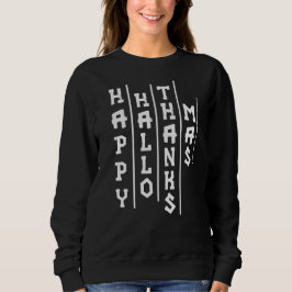 Halloween-Thanksgiving Jul Funny Typografi T Shirt