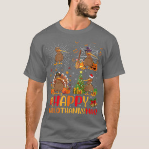 Halloween Thanksgiving jul Kiwi Bird Halloth T Shirt