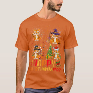 Halloween Thanksgiving jul Liger HalloTack T Shirt