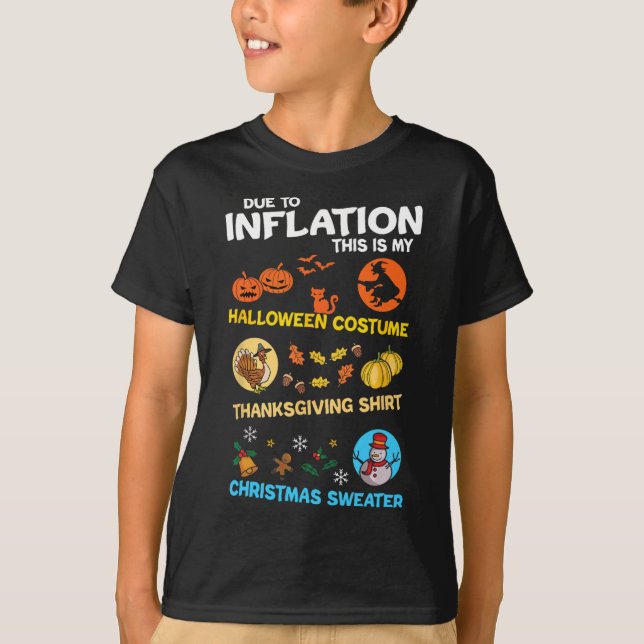 Halloween Thanksgiving jul Mitt tal Ugly Co T Shirt (Framsida)