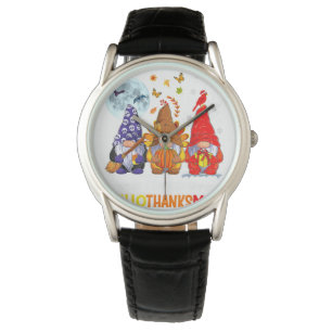 Halloween-Thanksgivingen jul Lycklig HalloTack Armbandsur