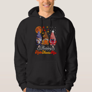 Halloween-Thanksgivingen jul Lycklig HalloTack Hoodie