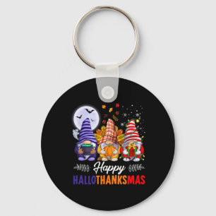 Halloween-Thanksgivingen jul Lycklig HalloTack Nyckelring