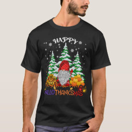 Halloween-Thanksgivingens julgrum T Shirt