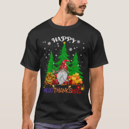 Halloween-Thanksgivingens julgrum T Shirt
